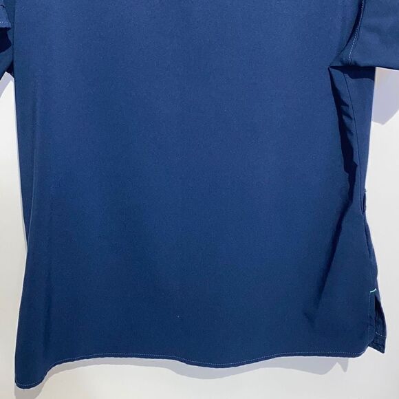 Carhartt Men's V-neck Short Sleeve Scrub Suit In Blue Size L - Picture 7 of 8